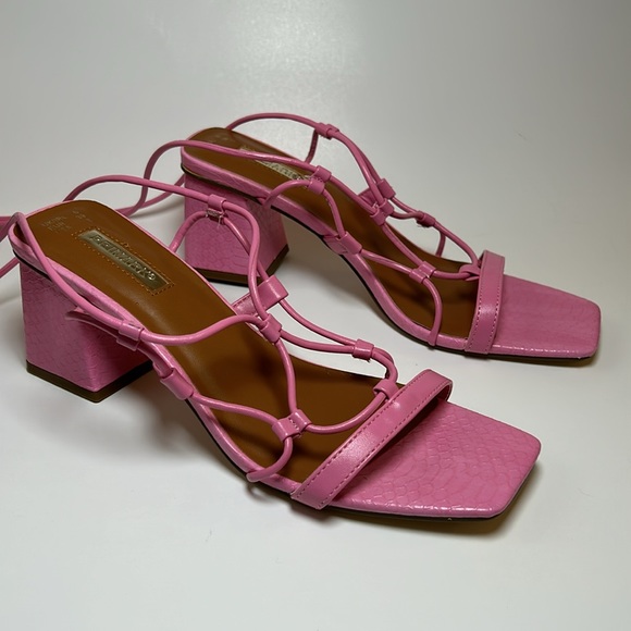 Pink Straps Heels - Picture 3 of 10